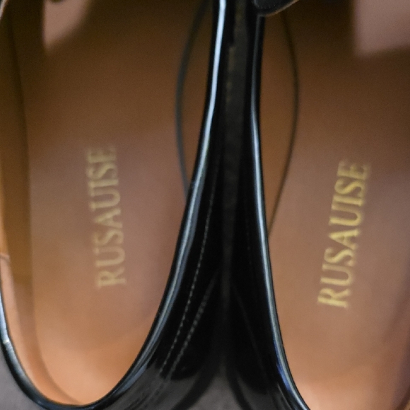 Black Patent Leather Loafers - Picture 3 of 5